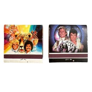 Vintage Siegfried & Roy Matchbooks Superstars of Magic Beyond Belief